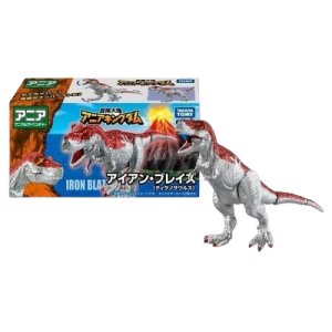 Mô Hình T-Rex Kim Loại Ania Kingdom Iron Blaze Tyrannosaurus (Chính Hãng Takara Tomy)