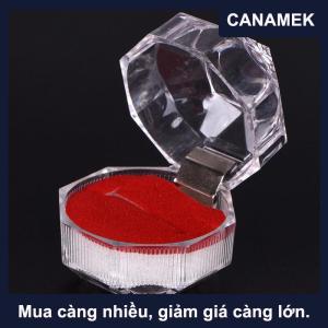 【CANAMEK】 Rõ ràng Acrylic đồ trang sức Hộp quà tặng cho người giữ Nhẫn cưới đính hôn hiện tại mới