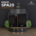 Philips SPA20 wooden USB Notebook speakers 3.5 mm stereo 2.0 channel 7W USB powered ZZM TRADING. 