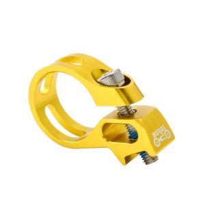 SEKINEW Aluminum Alloy Bike Shifter Lever Clamp 22.2mm CNC Cutting Bicycle Shifter Trigger Clamp Mtb Bicyle Parts Anodic Coloring Derailleur Shifter Connector for X5/X7/X9/X0/XX/X01/XX1 Road Bike