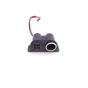 Car Lighter with USB Port Charger Outlet Dual 5V 3100ma Socket Plug Universal for Motorcycle Motorbike