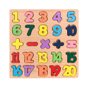 Wooden Puzzle Angka Huruf Kayu Mainan Anak Edukasi Montessori Hadiah