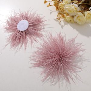 CHLOCH Tự làm Phụ kiện lông đà điểu Mềm mại như bông Nhiều màu sắc Phụ kiện trang trí quần áo Chất lượng cao Đa năng Phụ kiện thủ công tự làm Trang trí tóc