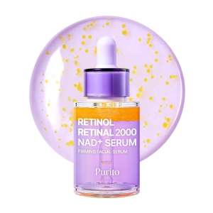 SERUM TÁI TẠO CHỐNG LÃO HOÁ HIỆU QUẢ PURITO RETINOL RETINAL 2000 NAD+ SERUM 30ML HÀN QUỐC - 19668 - giúp kích thích tăng sinh collagen tái tạo bề mặt làm mịn mờ lỗ chân lông và cải thiện nếp nhăn rõ rệt mà vẫn hạn chế tối đa kích ứng.