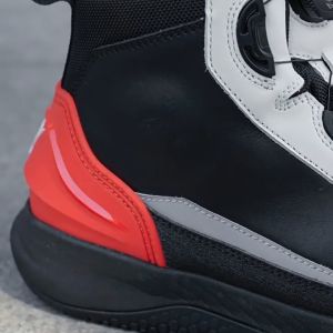 MOTOWOLF RIDING WATERPROOF BOA FUNCTION BOOT COMFORTABLE & SAFETY ANTI SLIP PATTERN LEATHER BOOT SH1 RIDING QUALITY