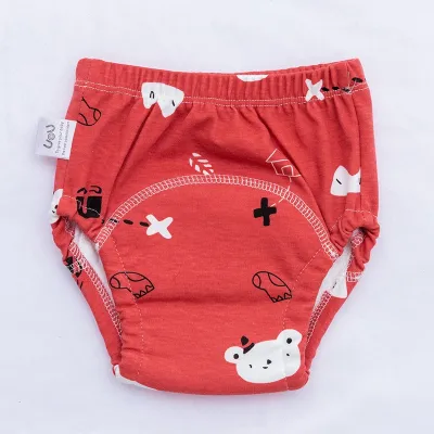 Potty Training Pants 6 Layers Kids Baby Underwear Toilet Cloth Diaper Pant Seluar Kencing Bayi Learning Pant