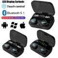 TWS NEW M10 Wireless Bluetooth Headset 5.3 Earphones Bluetooth Headphones with Mic Earbuds 3000Mah Charger Box LED Display Fone. 