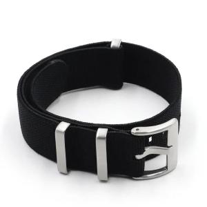 Dây đeo đồng hồ nylon cao cấp 18mm 20mm 22mm Màu đen Xanh lá cây Kaki xám Dây đeo đồng hồ đàn hồi Vòng đeo tay thay thế cho nam giới2026