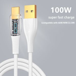 Zeallion Cáp USB C Cáp Type C Sạc Nhanh 100W PD 5A Bện Nylon Dây Cho iPhone/Samsung/Xiaomi/Huawei/iPad/MacBook Máy Tính Bảng V. V.