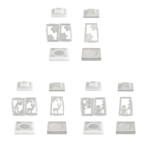 Permanent Heat Resistant Owner Elastomer Cast Set For Tradition Holiday Crafting Tasks