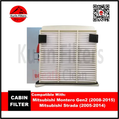 KURIN AC Cabin Filter for Mitsubishi Montero Gen2 (2008 - 2015)and Mitsubishi Strada (2005 - 2014)