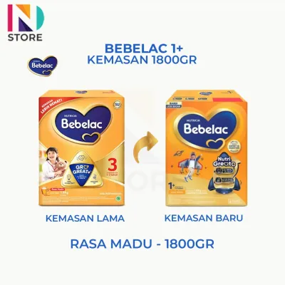 Bebelac 3/4 Rasa Madu/Vanila Kemasan 1800GR - Susu Pertumbuhan Bubuk