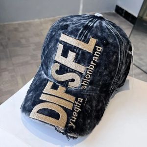 AAYEYIH Letter Embroidered Men Women Baseball Cap Versatile Broken Style Sun Hat Fashion Soft Top Peaked Cap Summer UV Protection