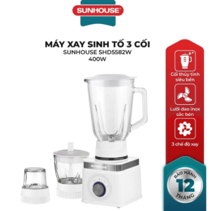 Máy xay sinh tố 3 cối Sunhouse SHD5582W