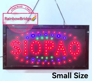 SIOPAO - RAINBOW BRIDGE LED SIGNAGE (New-Small) #SIZE: W48cm #881
