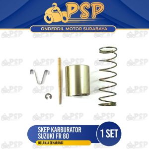 Skep Karburator Assy FR80 - Sekep Piston Gas Karbu Vakum Vacum Vaccum Diafragma Skep Kabulator + Per