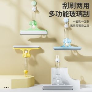 3In1 tetingkap wiper scraper squeegee cleaner kereta Window Wiper Scraper Shower Squeegee Cleaner Car Squeegee Silicone Holder Bathroom Mirror Wiper