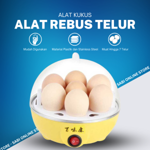 Alat Rebus Telur Kukus Telur Steamer Dapur Electric Egg Cooker Boiler 350W