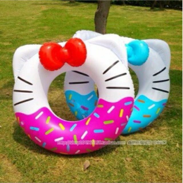 Hello kitty Donut Swimming Ring Floaters | Lazada PH