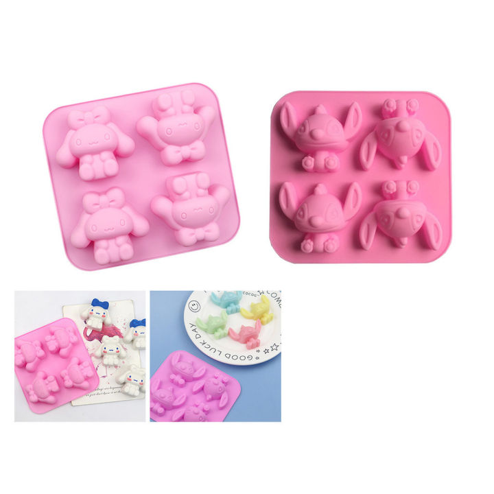 Melody Cetakan Lollipop Silikon Lolipop Permen Kembang Gula