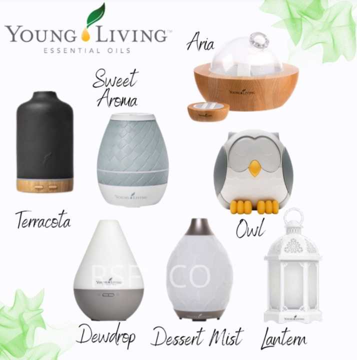 💯Original YoungLivings Diffuser Desert mist, Dew Drop, Sweet Aroma