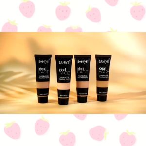 COD- SANIYE ORIGINAL BPOM 24 Hr Matte Cover Foundation Pelembab 4 Warna Full Coverage anti air matte Tahan lama R1157