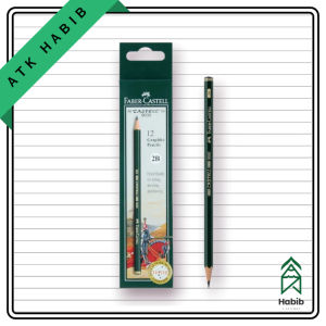 Faber-Castell Pensil Ujian Original - 2B/6B/8B/HB Castell 9000 1 BOX
