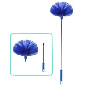 FOUNDTWO Long Handle Spider Web Cleaner Brush Washable Extendable Rod Wall Dusting Brush Practical Efficient Cobweb Cleaning Tool For Ceiling Fan Blinds