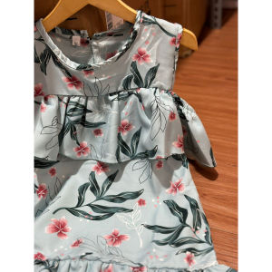 AQILA -  Manda Dress Anak Perempuan Motif Bunga