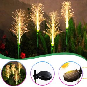 LED Solar Garden Lights christmas lights Luminous Reed Outdoor Decorative Solar Powered Flower Stake Light Christmas Lights for Yard Lawn christmas decoration