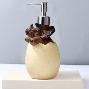 Dinosaur Soap Dispenser Press Type Shampoo Organization Holder for Bathroom Shower Organizer Holder