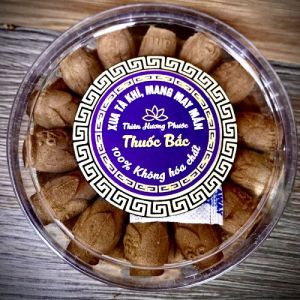 Nhang nụ thuốc bắc sạch nguyên chất - Nụ xông trầm thảo mộc ít khói thơm dịu ấm giúp giảm stress ngủ ngon giấc