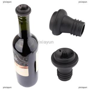 [COD] yixiayun 4Pcs Rubber Vacuum Suction Bottle Stopper Vacuum Wine Pump Preserver Stoppers