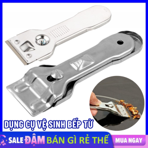 Xẻng Cạo  Dạo Cạo Vệ Sinh Bếp Từ Bếp Gas Tủ Đông Đáy Nồi Bằng Inox Đánh Bay Các Vết Bẩn Tiện Lợi - Dụng Cụ Vệ Sinh Bếp Điện  Đồ Dùng Nhà Bếp Đa Năng Tiện Lợi