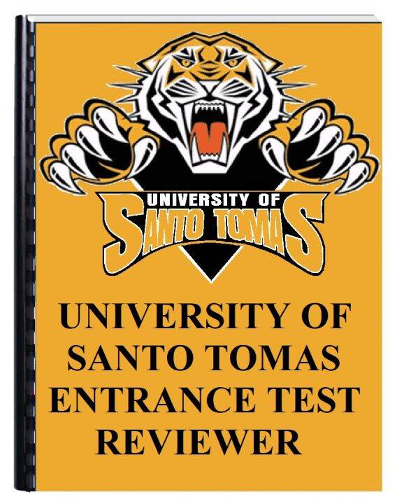 University Of Santo Tomas Entrance Test Reviewer (USTET 2024) | Lazada PH