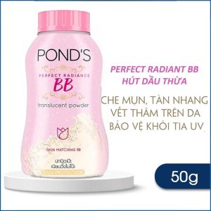 Phấn Phủ Pond Tone Up UV Protection 50g Nâng Tone Da Kiềm Dầu Đều Màu Da Chống Nắng Pond’s Perfect Radiance BB Skin MatchingTransclucent Powder 50G
