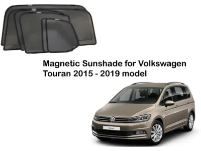 Magnetic Sunshades for Volkswagen Touran 2nd generation (5T) - (From Year 2015 onwards)