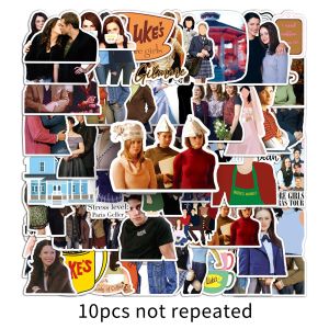 51pcs berkualiti tinggi American TV Show Gilmore Girls Sticker untuk hiasan Laptop Skateboard piala peti sejuk Luggage Guitar Car Sticker kalis air
