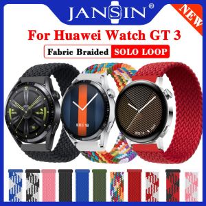 Braided Solo Loop Strap For Huawei Watch GT 3 42mm Strap Nylon bracelet watchband huawei watch GT 3 pro 43mm Smart Watch GT 2 42mm Band