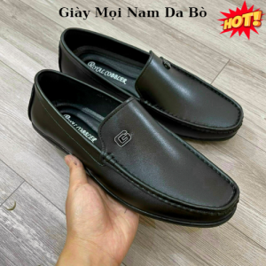 Giày Lười Da Bò Nam Cao Cấp Giày Mọi Da Chuẩn Kiểu Dáng Sang Trọng Quý Ông