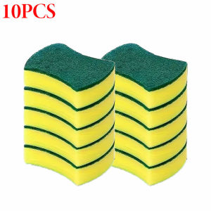 YESPERY 30Pcs Kitchen Dishwashing Sponge Strong Absorbent Clean Wipe Pot Rust Scouring Pad Household Cleaning Brush Sponge