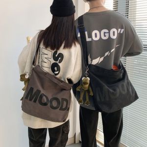 [จัดส่งใน 24 ชม.] กระเป๋าสะพายข้าง กระเป๋าถือ กระเป๋าผ้า ความจุใหญ่ คุณภาพเกินราคา ใช้ได้ทั้งผู้หญิงและผู้ชาย (OD744)