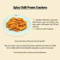 SnackFirst Spicy Chilli Prawn Crackers - CNY Chinese Festival Spicy Snacks Biscuits Crisps. 