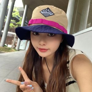 SUN ME Big Brim Western Cowboy Hat Sun Protection Sunscreen Hiking Fisherman Hat Breathable Visor Sun Protection Bucket Cap Famale
