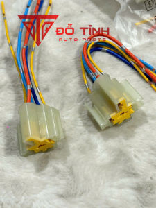 COMBO 10 Chân cắm rơ le sihai chất lượng. Rắc cắm rơ le ô tô xe máy.