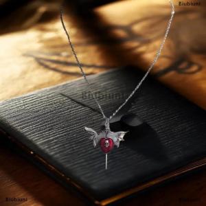 [COD] Biubiuni Bat Vòng cổ Gothic đồ trang sức BAT cánh pha lê mặt dây chuyền vòng cổ cá tính dây chuyền trang sức phụ kiện