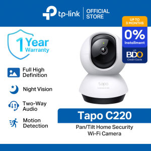 TP-Link Official Store | Tapo C220 2K 4MP | Indoor 360 Degrees Pan and Tilt WiFi IP Security Cctv Sale Camera Connect to Cellphone with Mic and Speaker