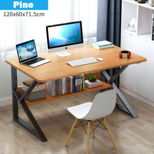 【K Frame Computer Table】Study Table / Computer Desk with Shelf Multiple Sizes Available / Fireheart