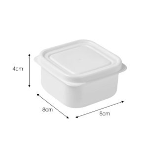 3Pcs Refrigerator Food Storage Box Mini Portable Kitchen Meat Sealed Fresh-keeping Box Fridge Kitchen Organizer Containers