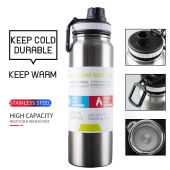 1000ML holo tumbler original tumbler for hot and cold 304 stainless steel outdoor sport Water Bottles